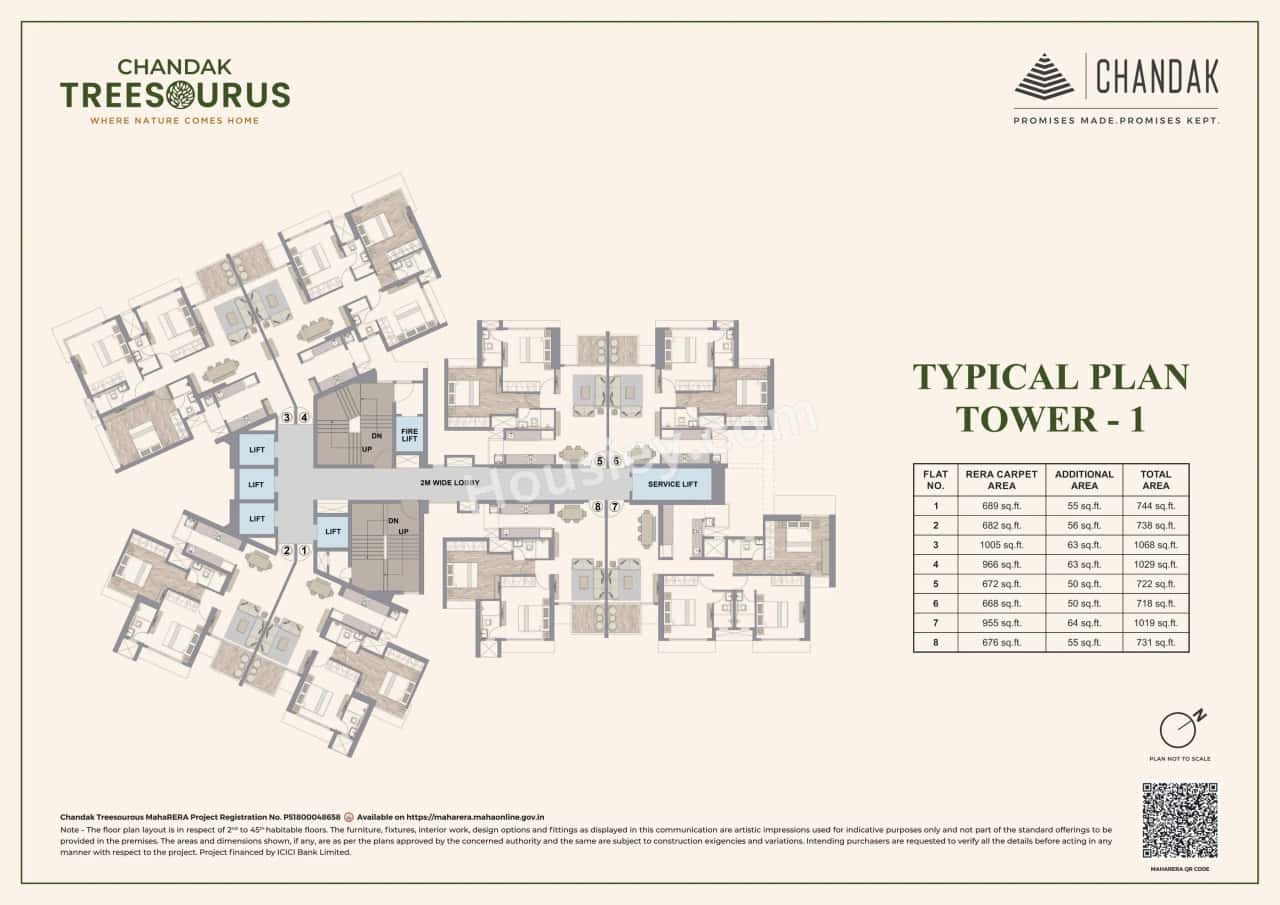 Chandak Treesourus Floor plan 4