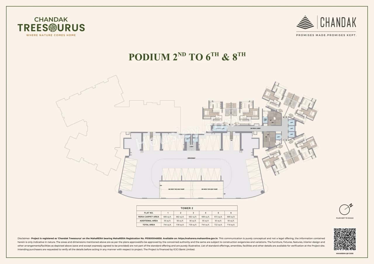 Chandak Treesourus Floor plan 5