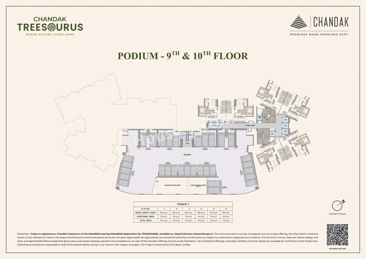 Chandak Treesourus Floor plan 6