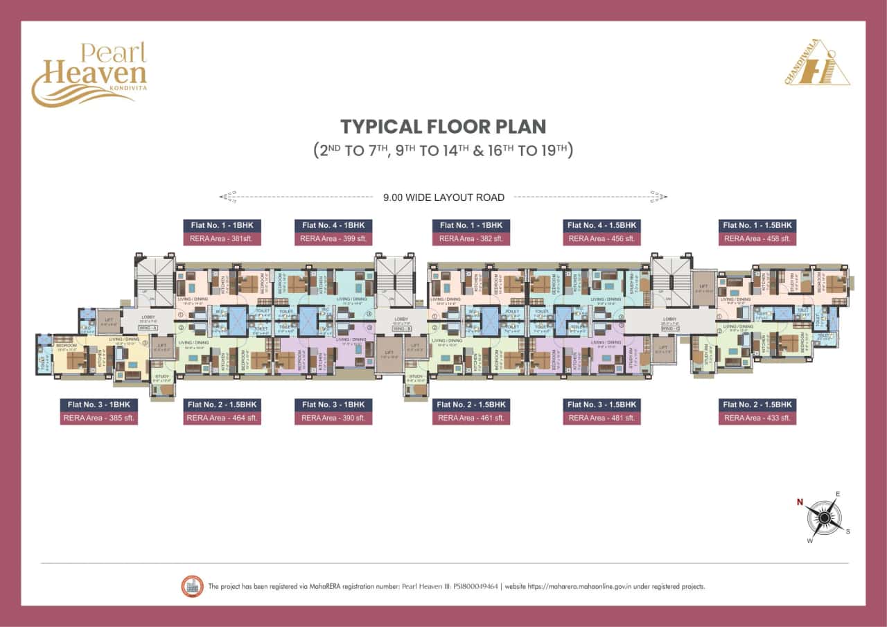 Chandiwala Pearl Heaven Floor plan 3