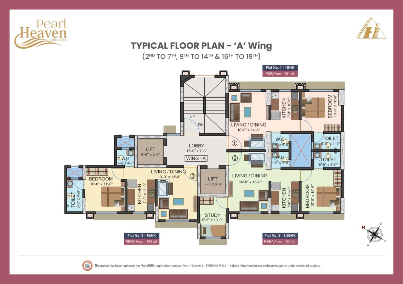 Chandiwala Pearl Heaven Floor plan 4