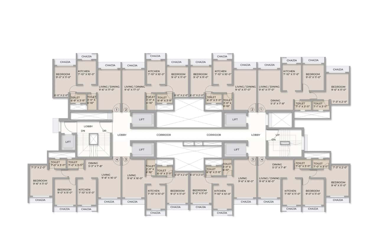 Chheda Greens Floor Plan