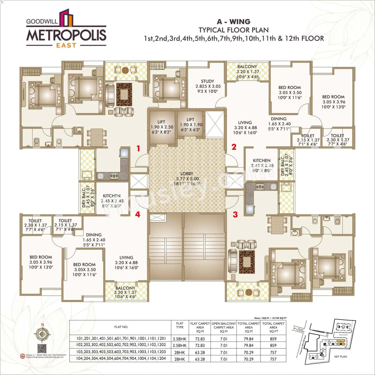 Choice Goodwill Metropolis East Phase 2 Floor plan 1
