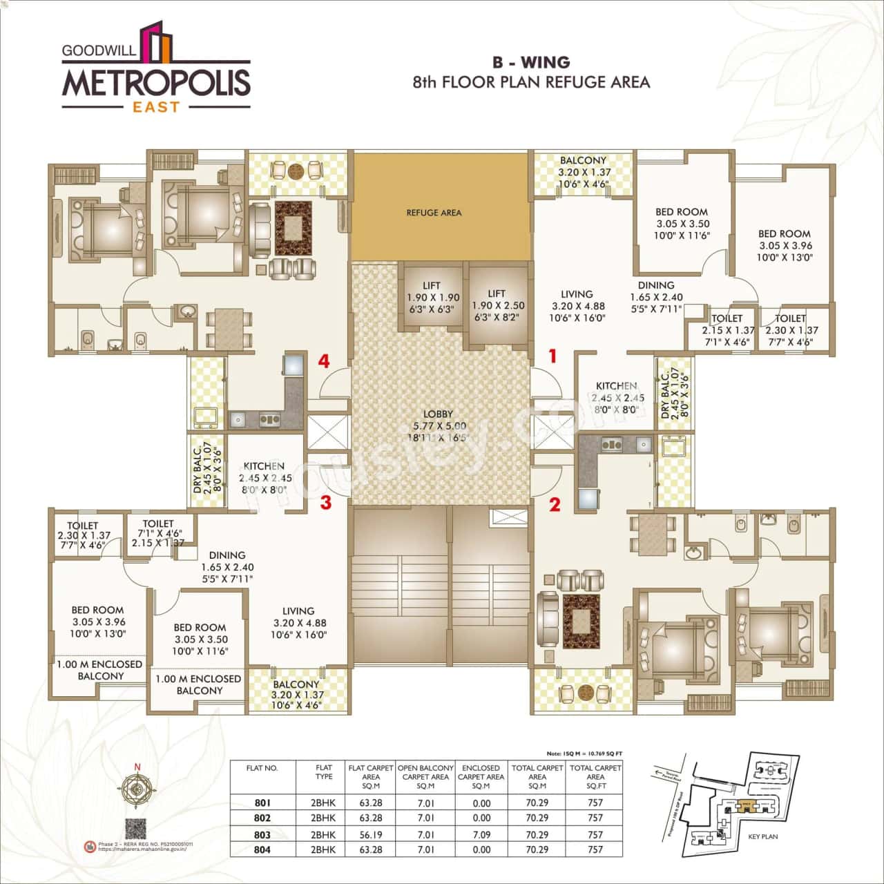Choice Goodwill Metropolis East Phase 2 Floor plan 3