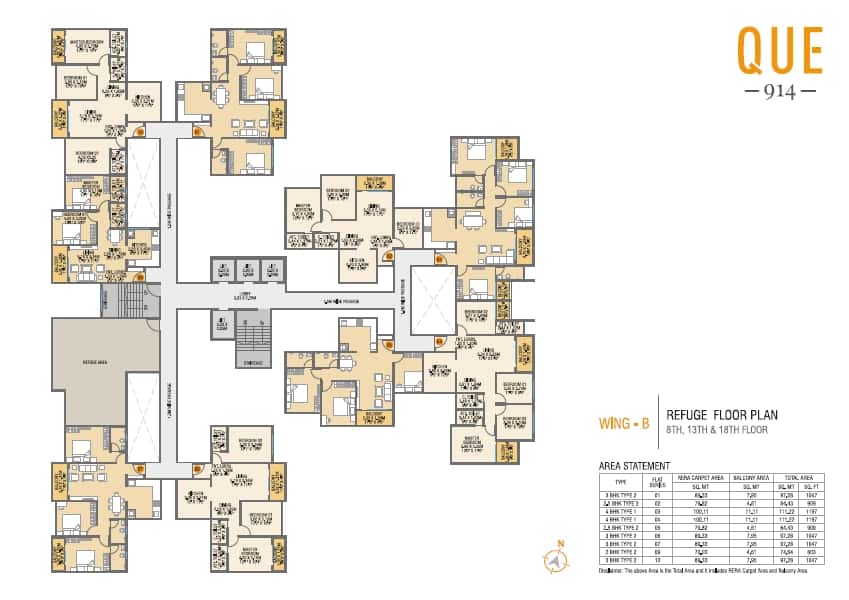 Choice QUE 914 Floor plan 1
