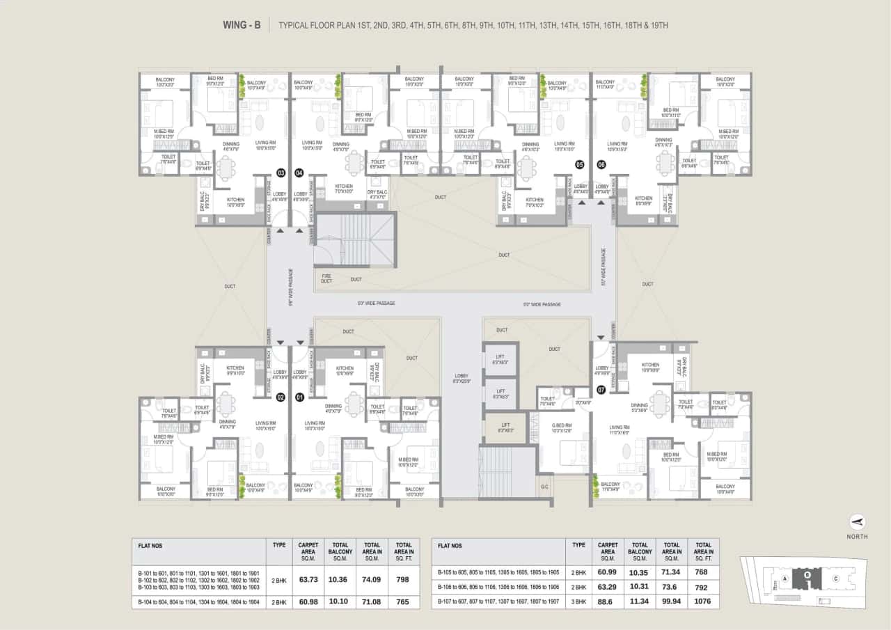 Cityone SkyVe Floor plan 6