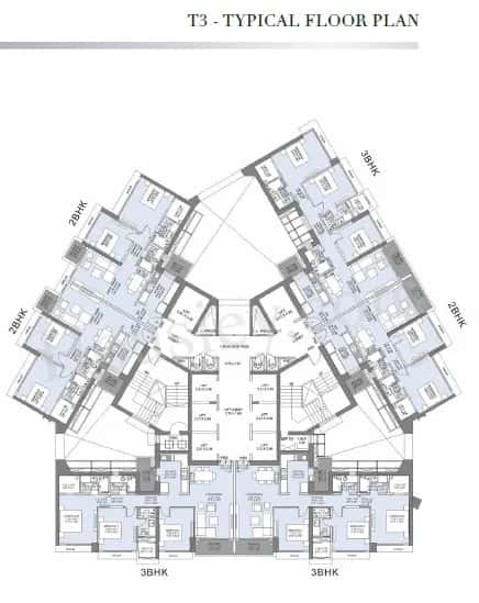 L&T Crescent Bay Floor Plan