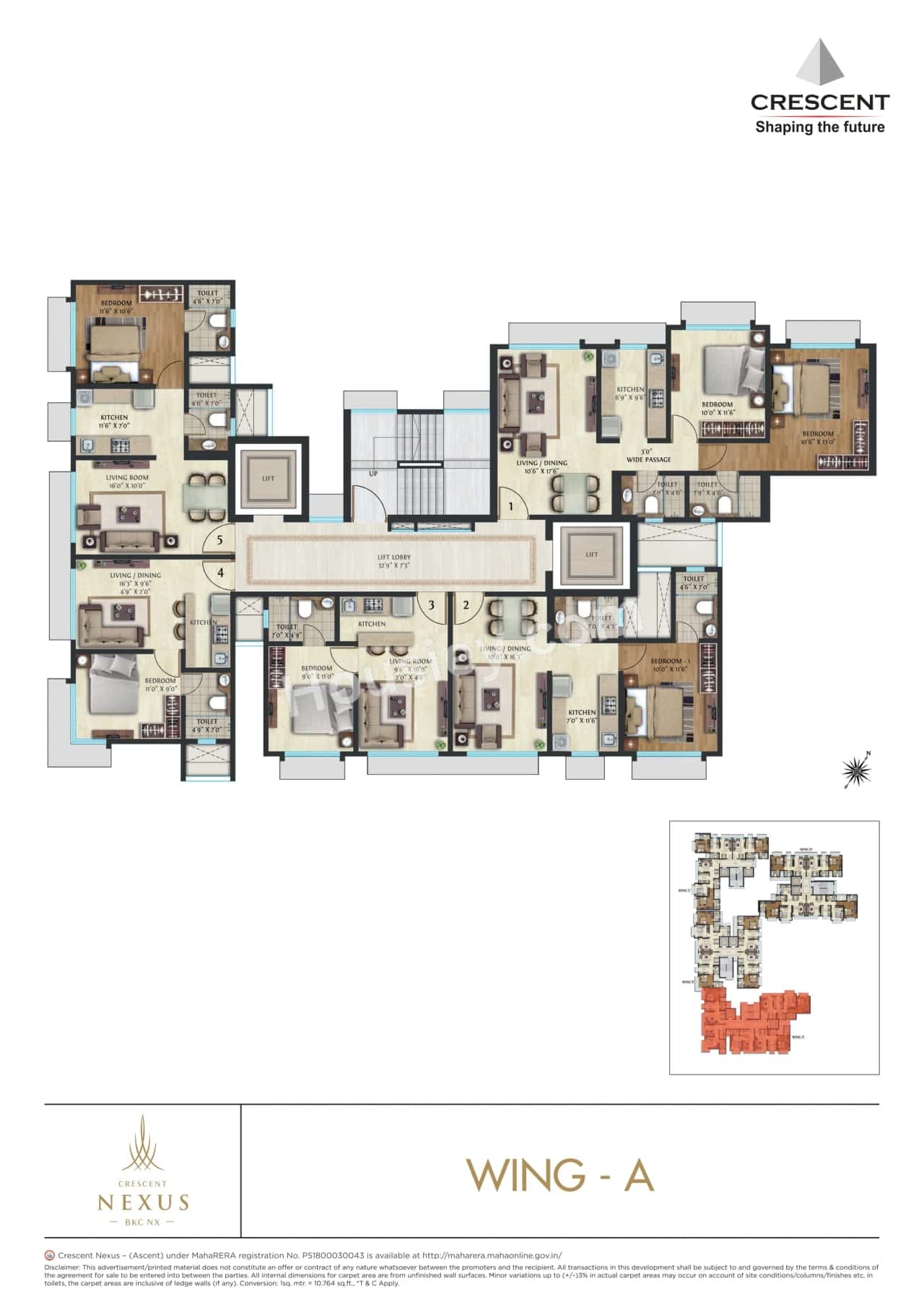 Crescent Nexus Floor plan 1