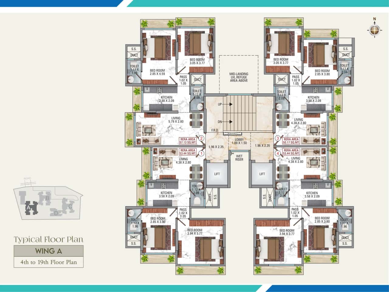Dedhia Shri Upendra Floor plan 1