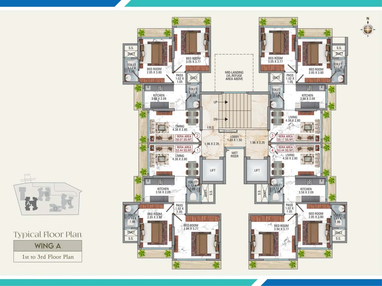 Dedhia Shri Upendra Floor plan 3