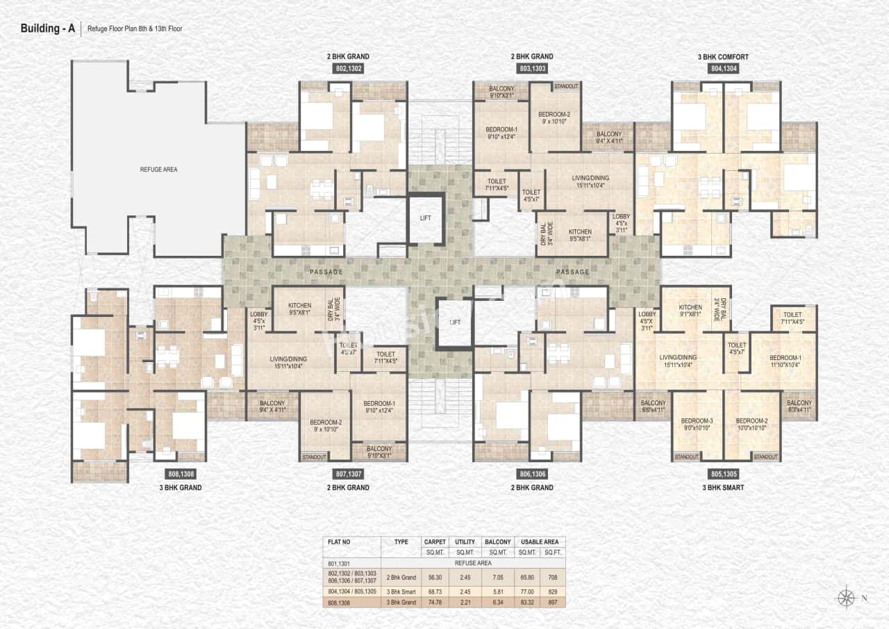 Destination Mangalam Marvel Floor plan 2