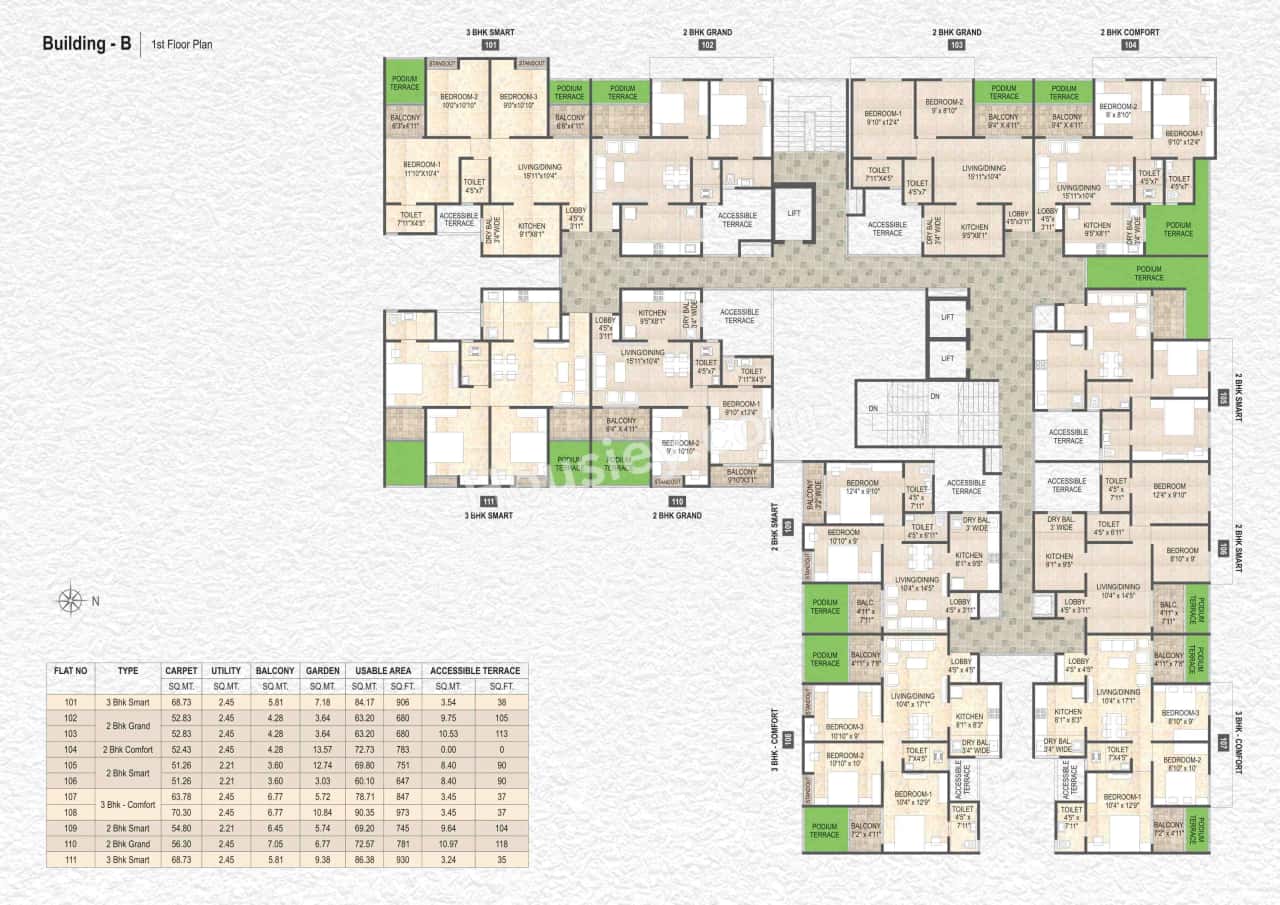 Destination Mangalam Marvel Floor plan 4