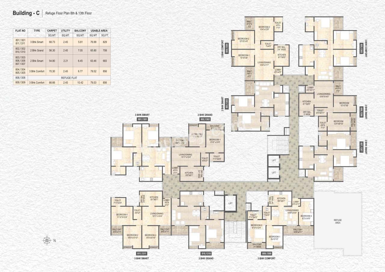 Destination Mangalam Marvel Floor plan 8