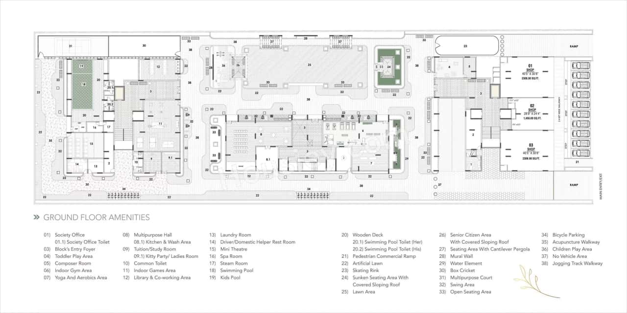 Dev Aashish The Gate 2 Floor plan 1