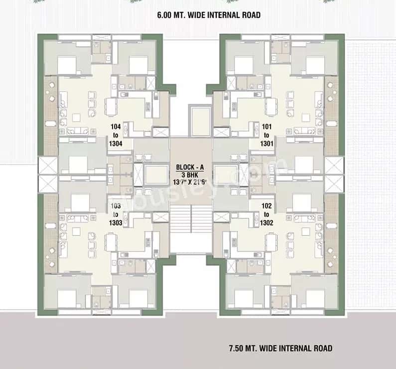 Dev Aashish The Gate 2 Floor plan 3