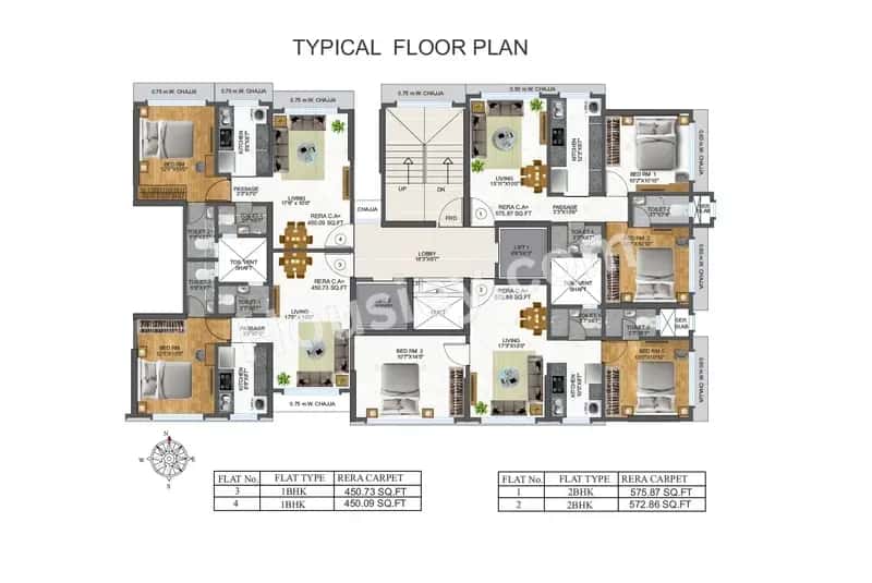 Dhariwal Rudraksh Enclave Floor Plan