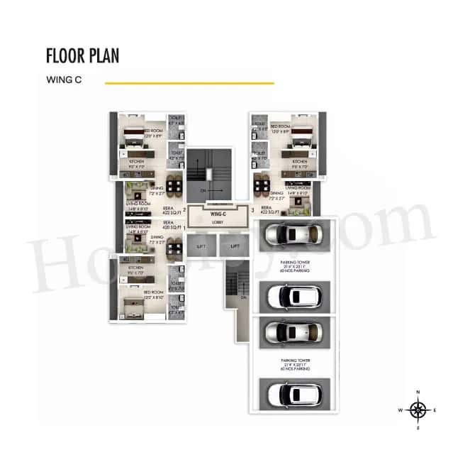 Dimple Westwood Floor plan 3