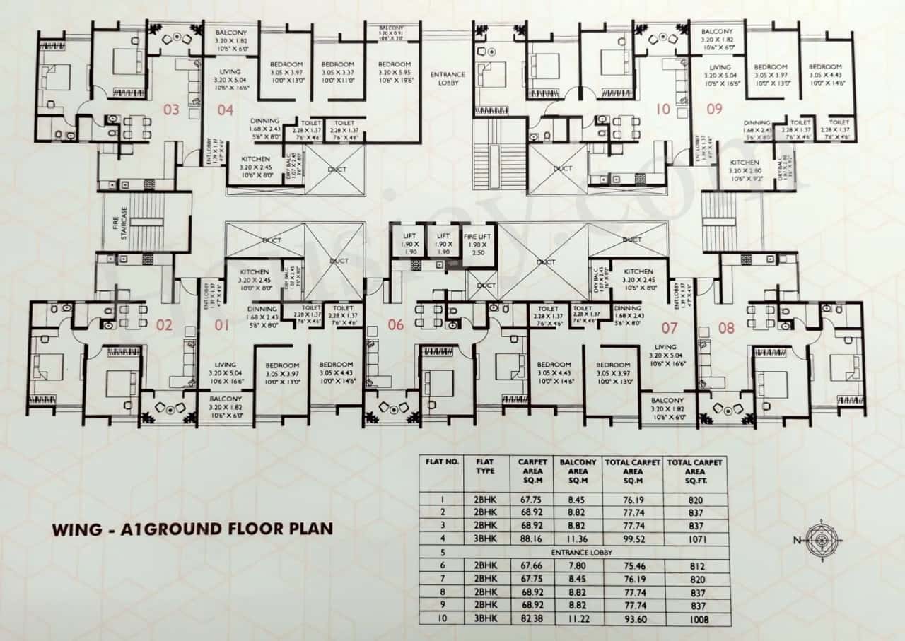 Shriram Divine Garden Floor plan 2
