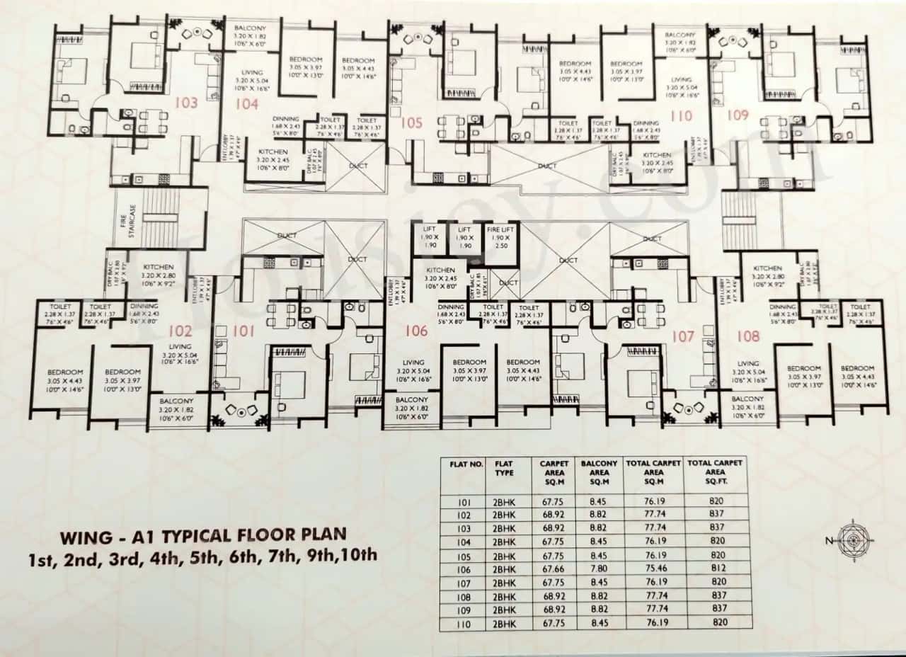 Shriram Divine Garden Floor plan 3