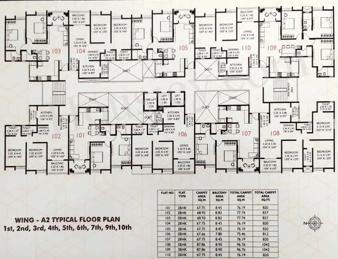 Shriram Divine Garden Floor plan 6