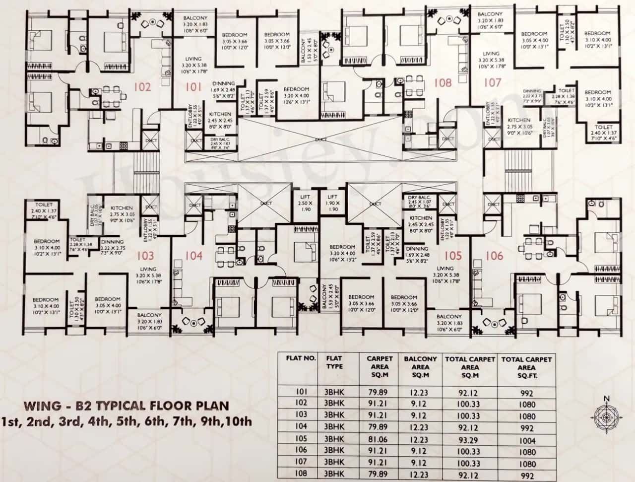 Shriram Divine Garden Floor plan 8