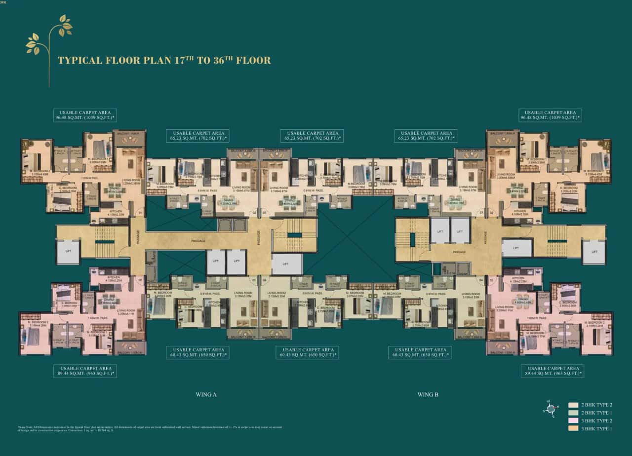 Dosti Eden Floor plan 3