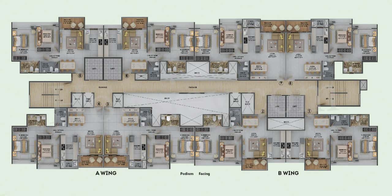 Dosti Greenscapes Floor plan 5