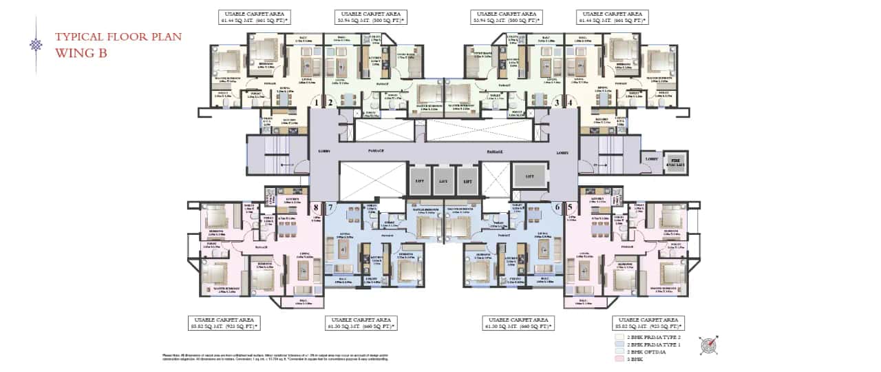 Dosti Tulip Floor plan 1