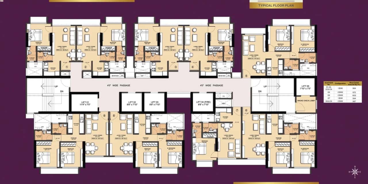 Dotom Sapphire Floor plan 1