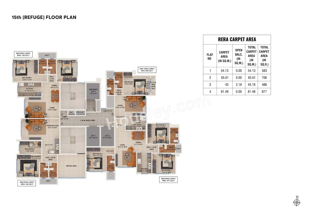 Dreams Empire Floor plan 1