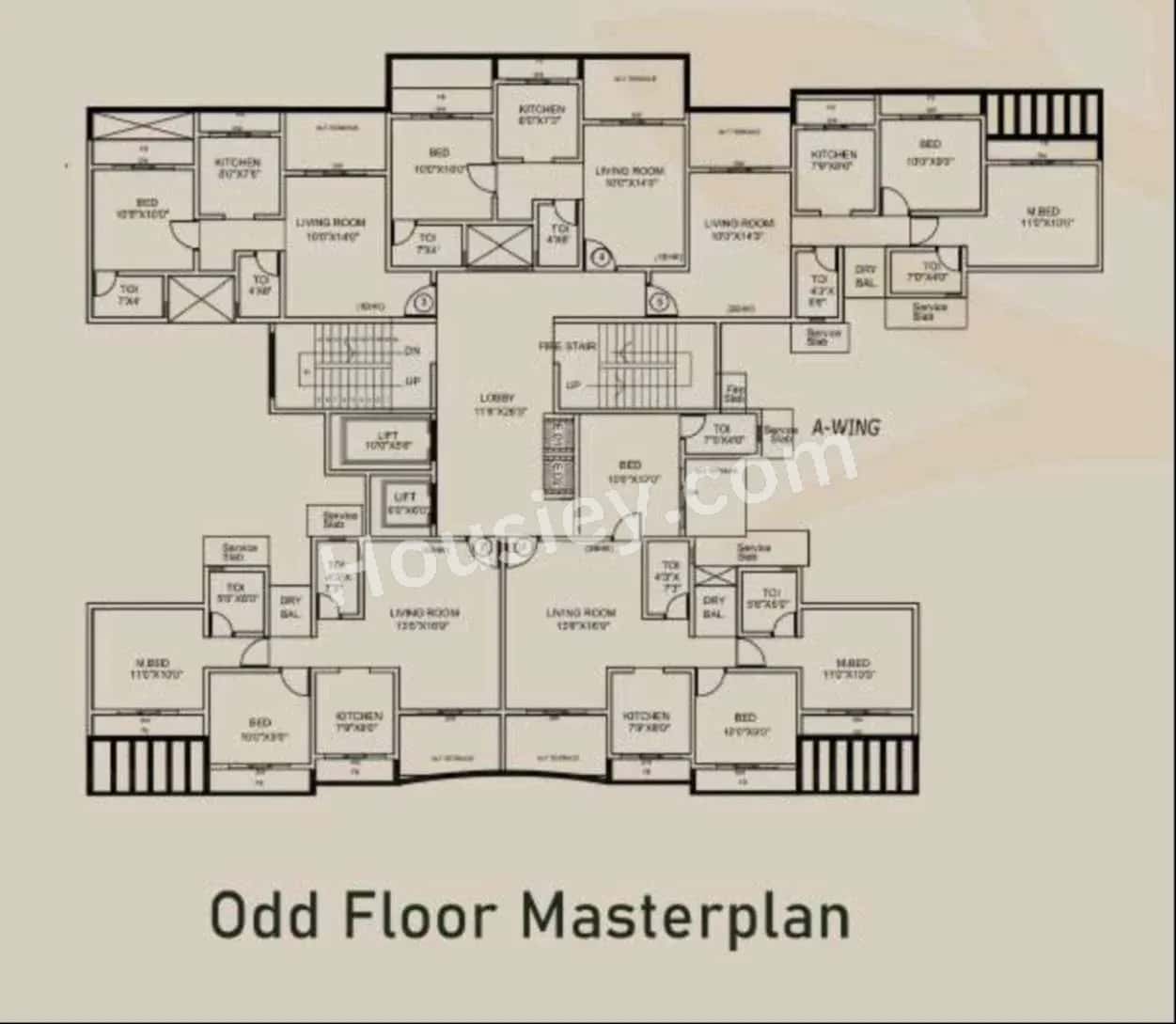Durga Imperial Floor plan 3