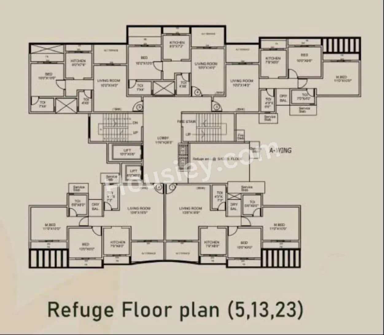 Durga Imperial Floor plan 1