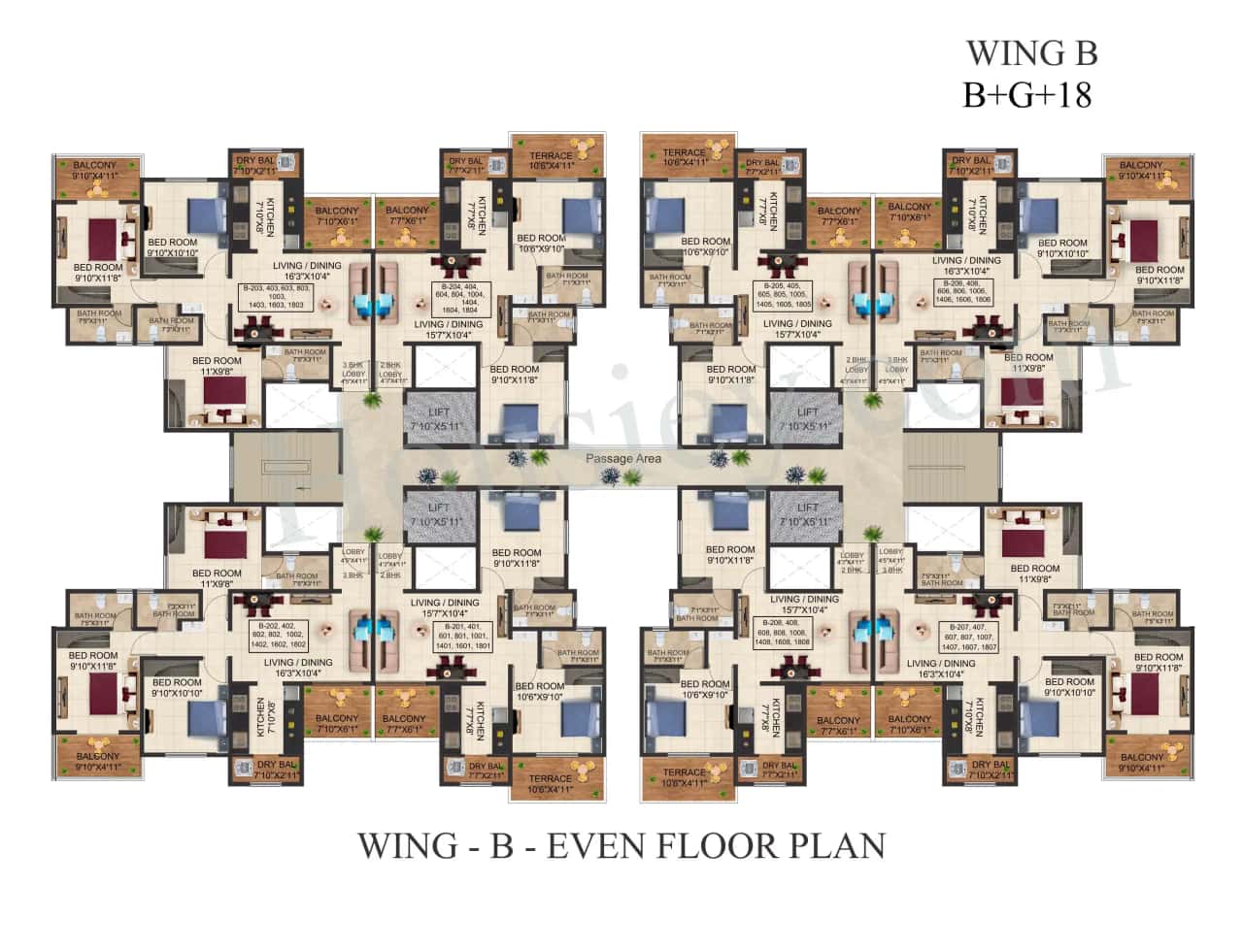 Sonigara Dwaarka World Floor plan 3