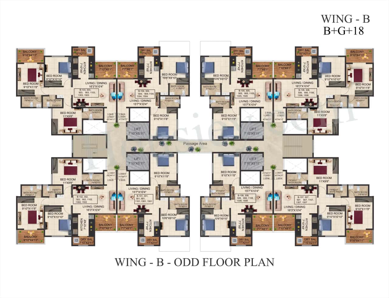 Sonigara Dwaarka World Floor plan 4