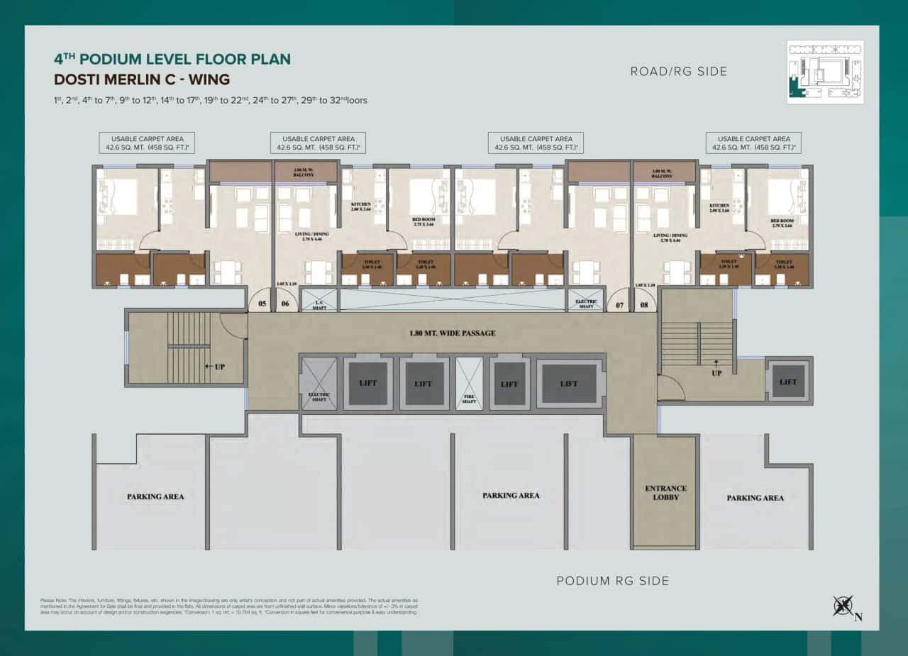 Dosti Nest Floor plan 8