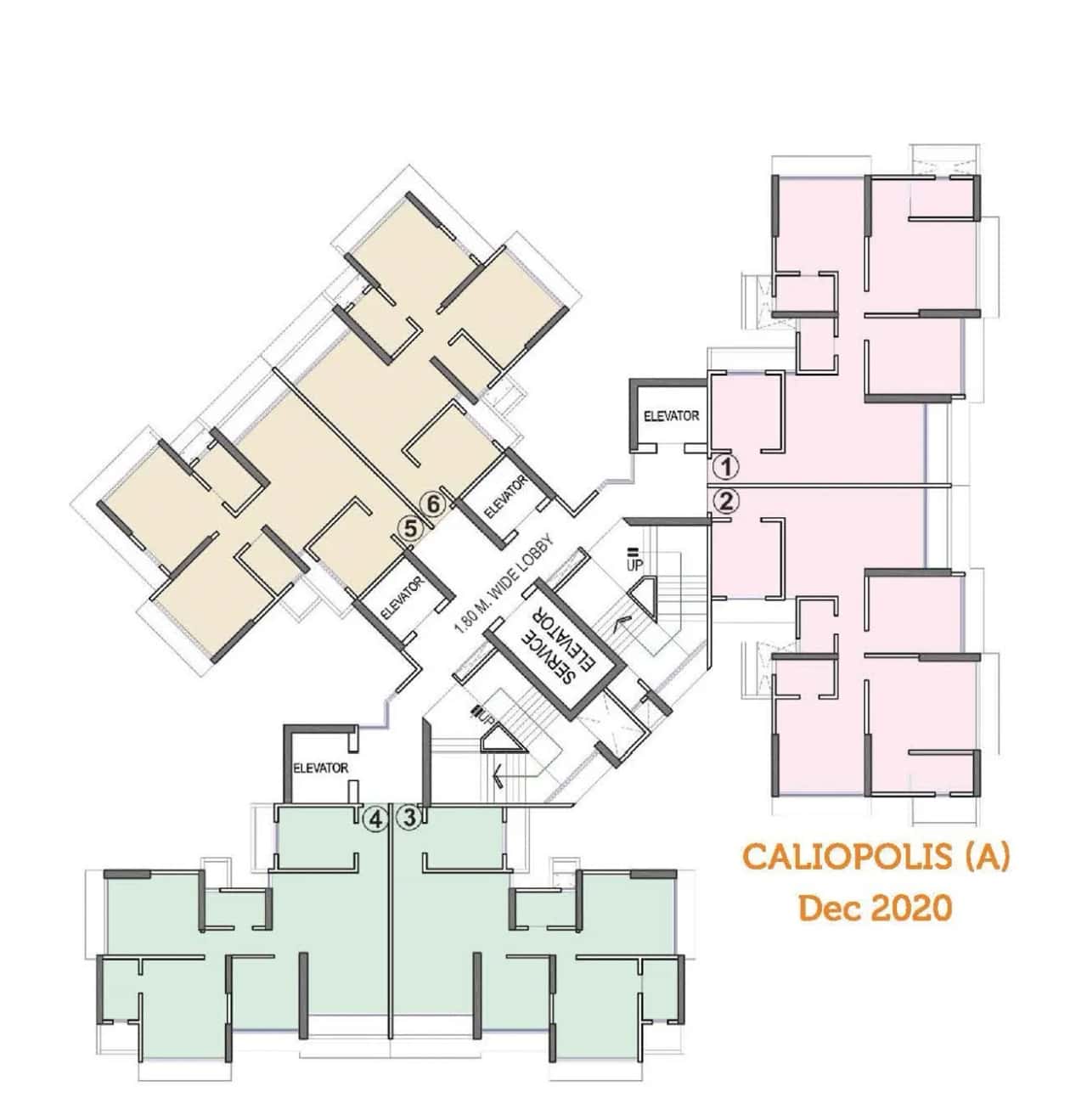 Ekta Tripolis Floor plan 1