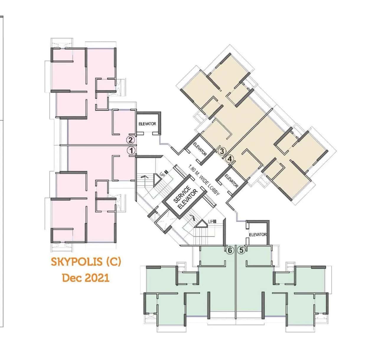 Ekta Tripolis Floor plan 3