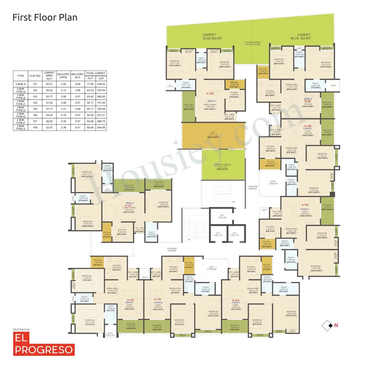 EL Progreso Phase 1 Floor plan 3