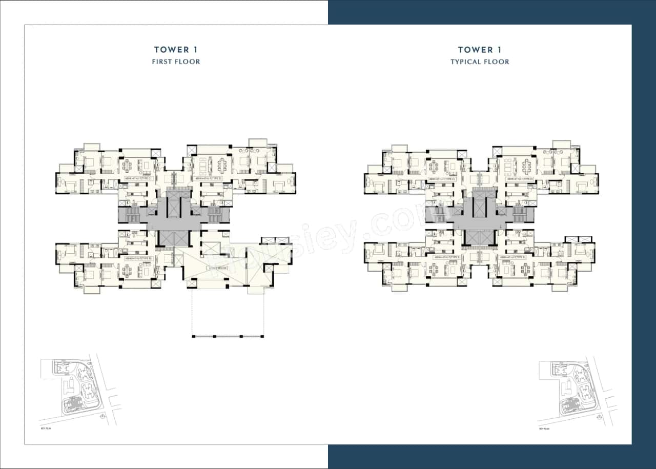 Emaar Amaris Floor plan 1