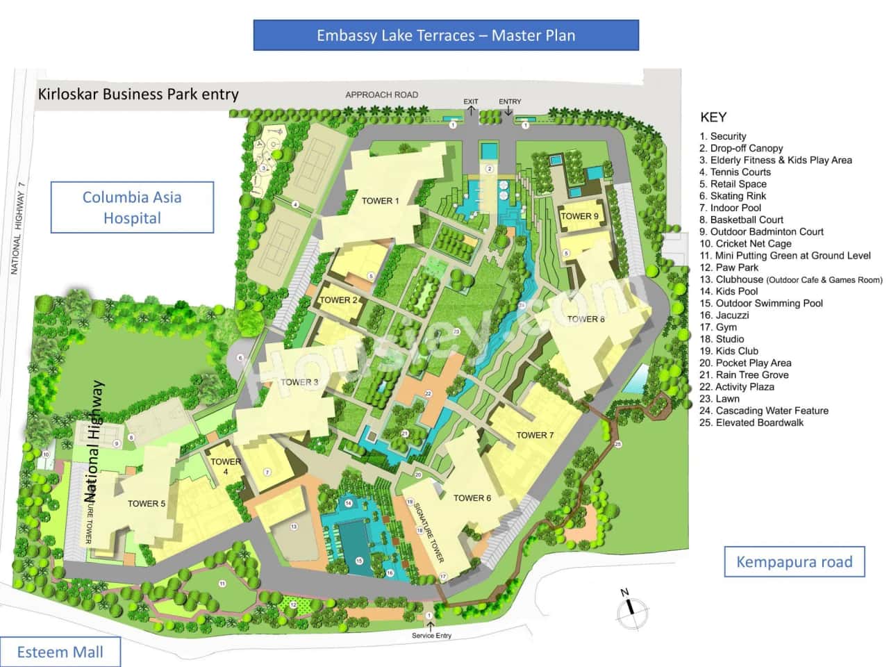 Embassy Lake Terraces Floor plan 2