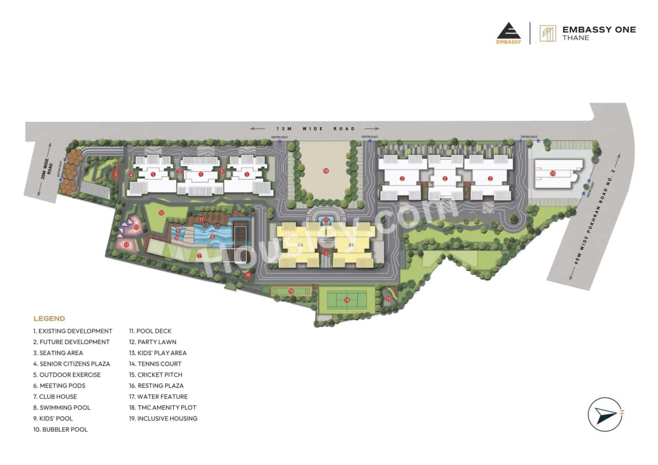 Embassy One Thane Master Plan