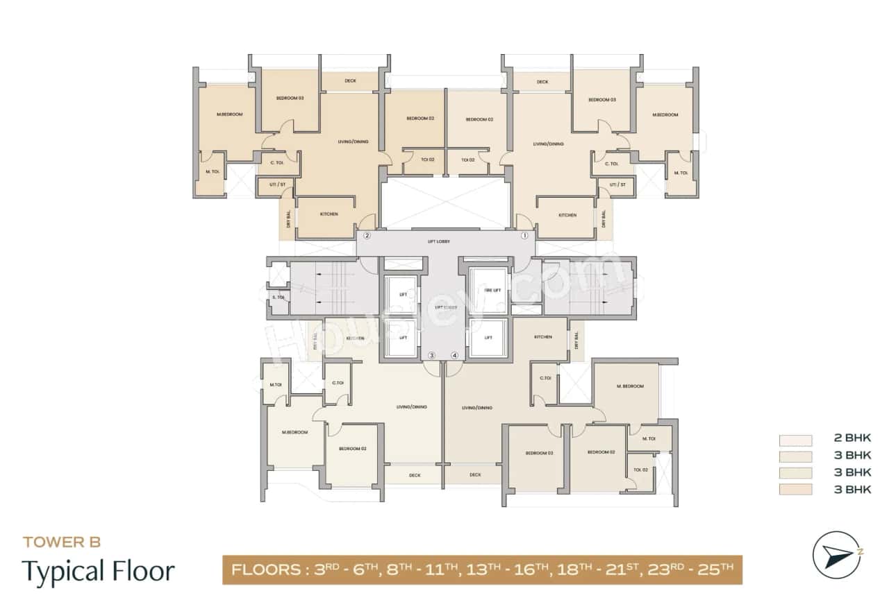 Embassy One Thane Floor plan 5