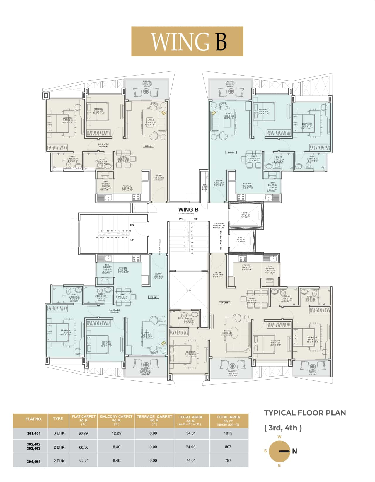 Kundan Espacio Floor plan 3
