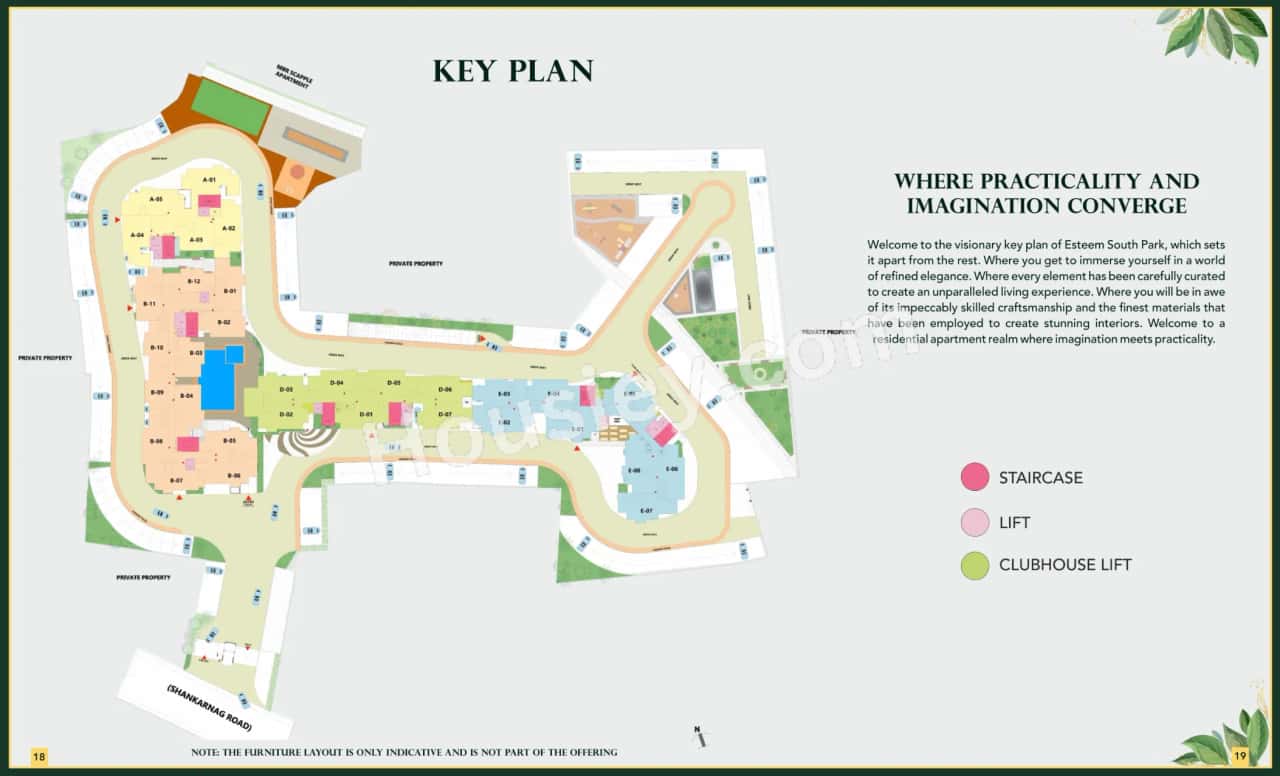 Esteem South Park Floor plan 1
