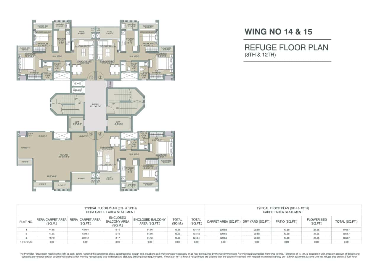 Evershine Amavi 303 Floor plan 3