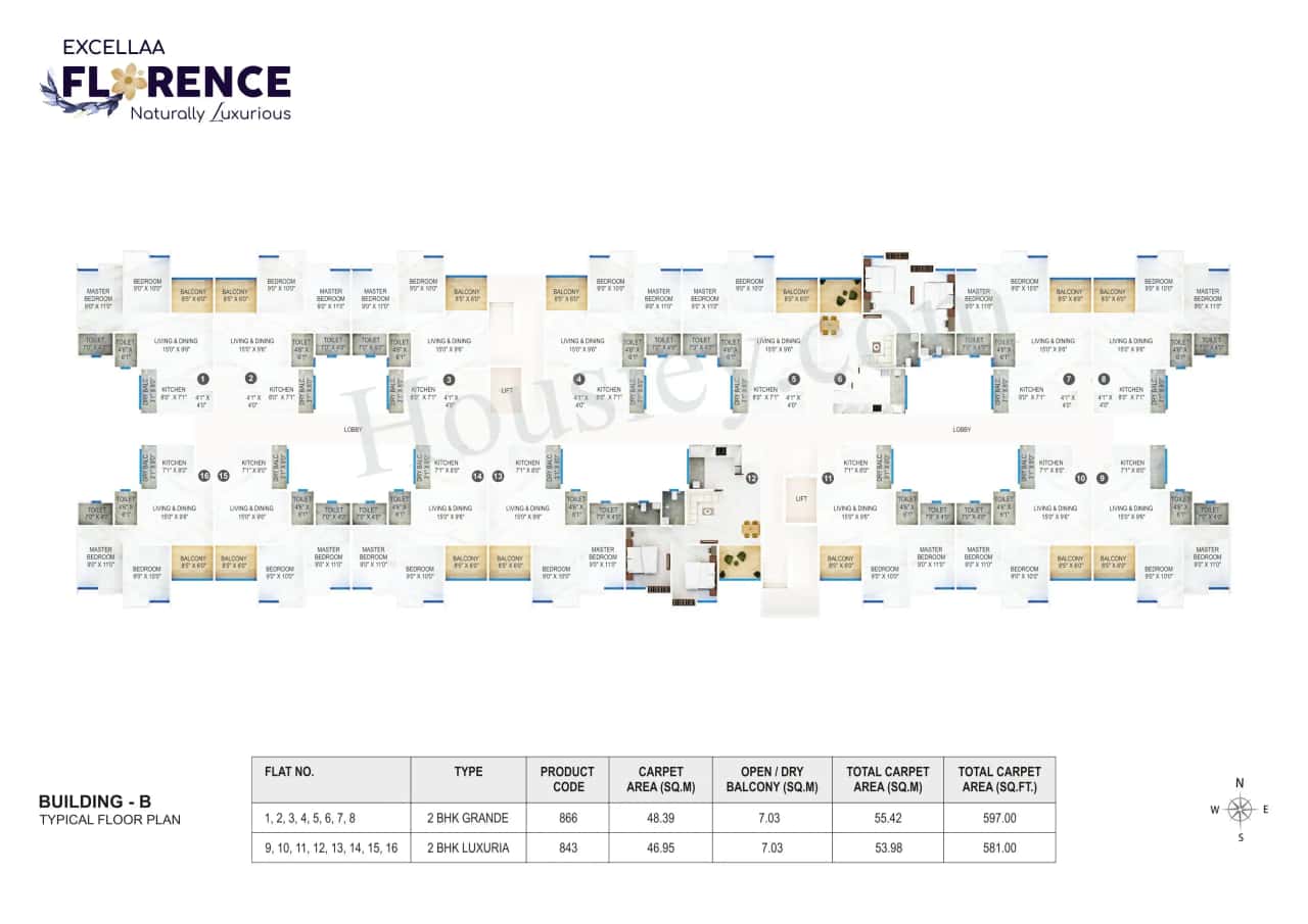 Excellaa Florence Floor plan 2