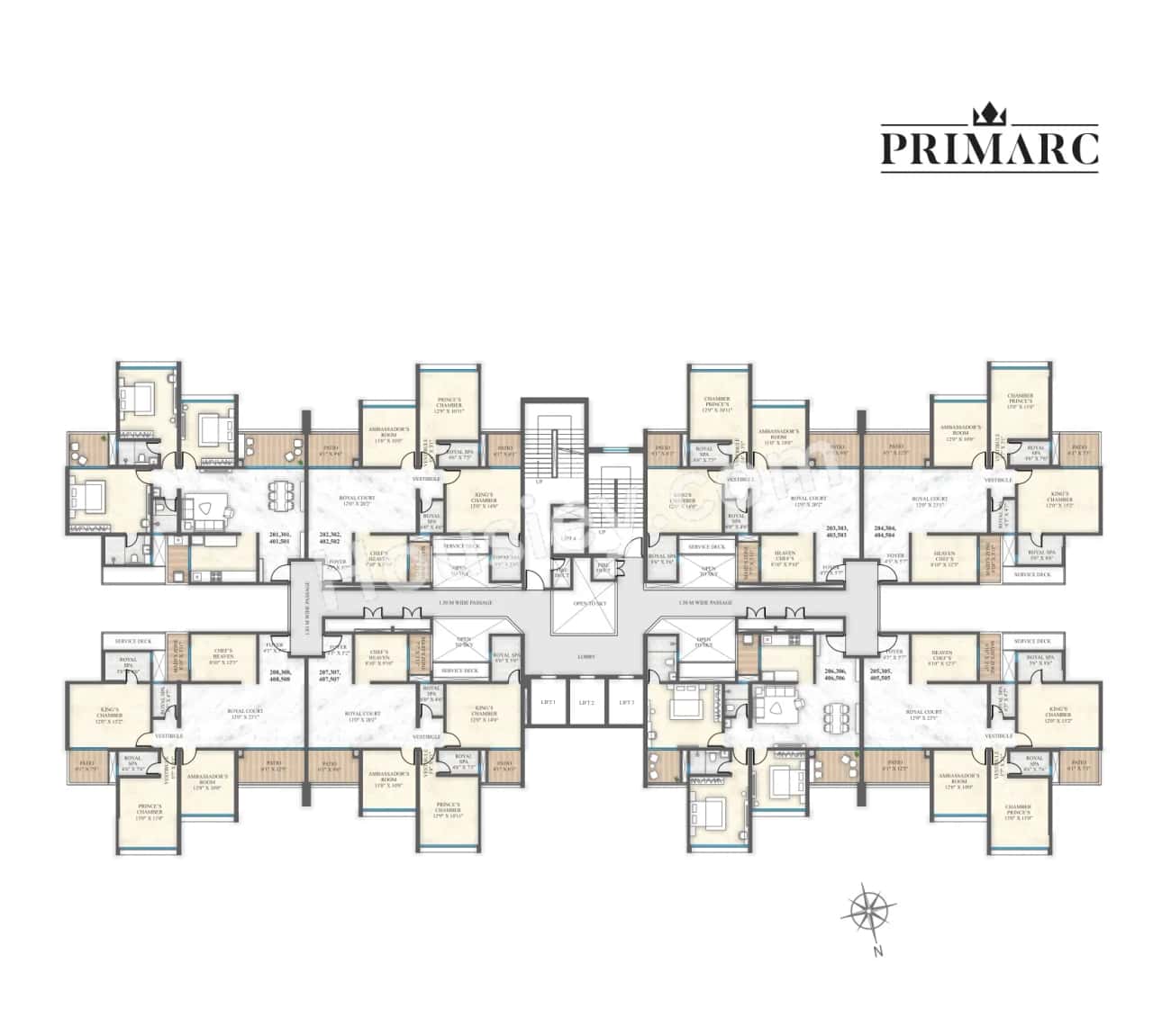 Excellaa Primarc Floor Plan