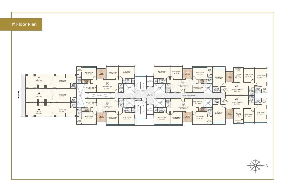 Excella The Gold Floor plan 1