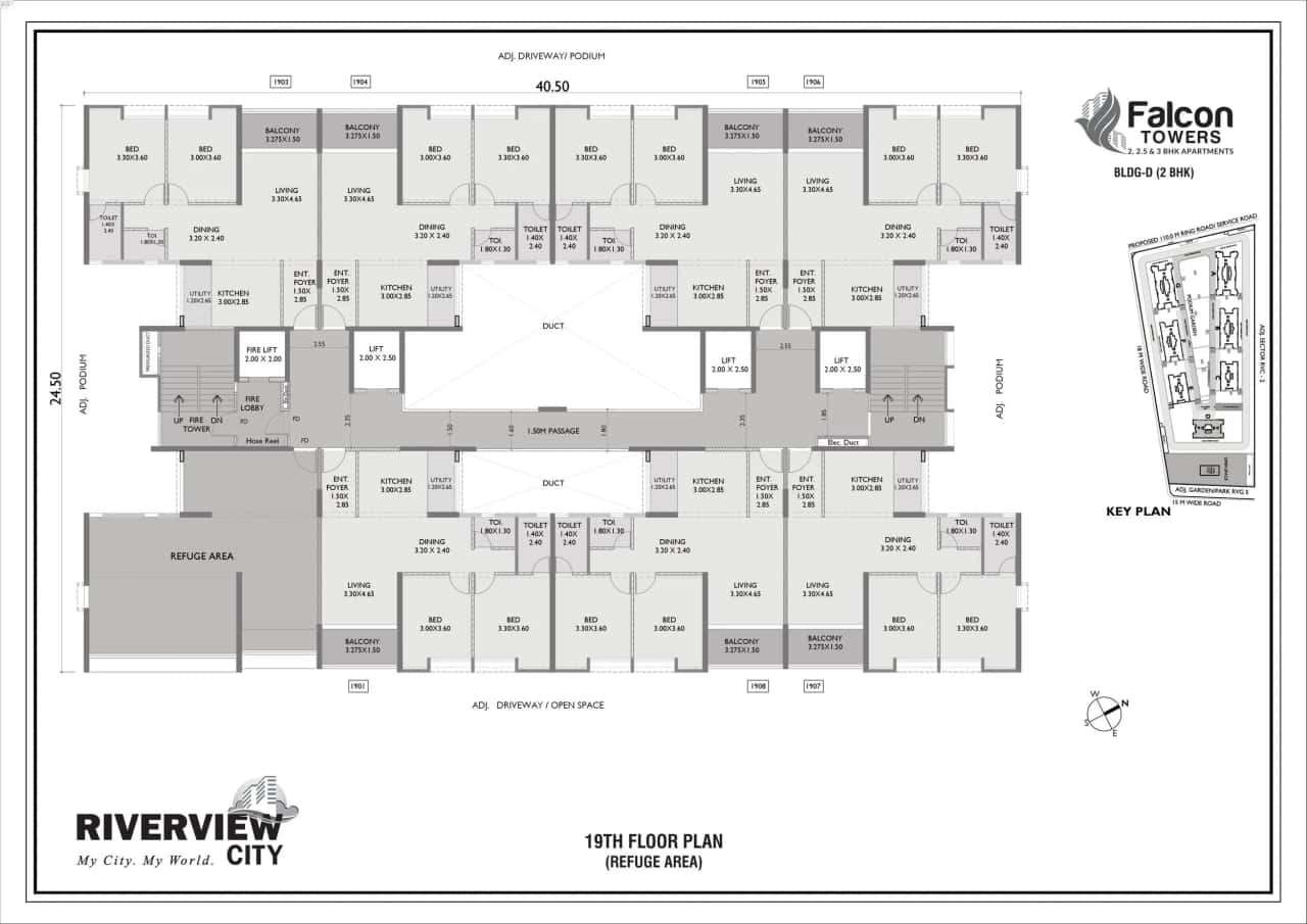 Riverview City Falcon Tower Floor plan 5