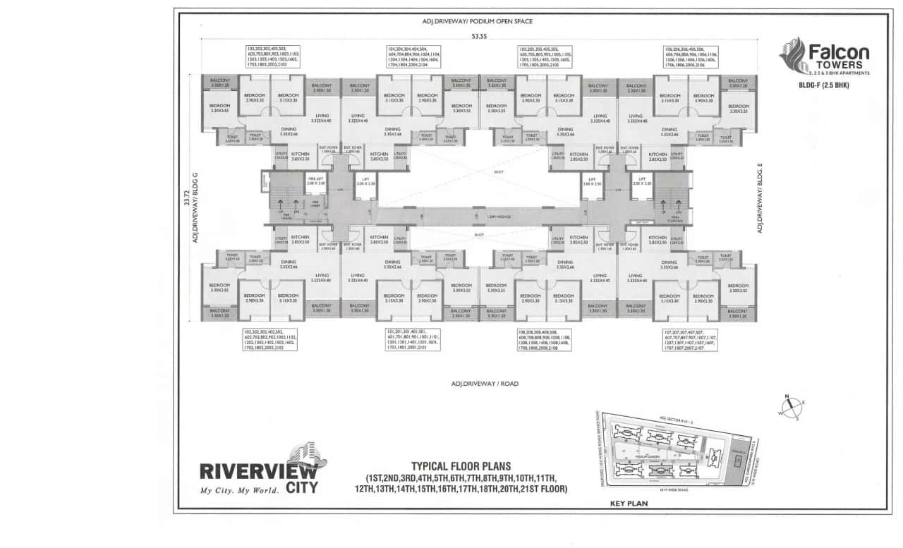 Riverview City Falcon Tower Floor plan 10